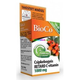 Csipkebogyós Retard 100 db filmtabletta C-vitamin 1000 mg Családi csomag - BioCo