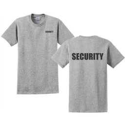 SZÜRKE "SECURITY" GILDAN PÓLÓ