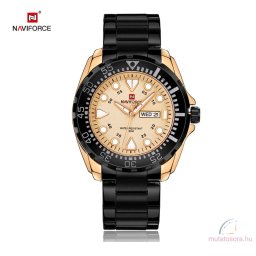 Naviforce férfi karóra nap és dátum mutatóval - Rosegold