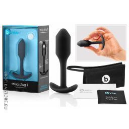 B-vibe Snug Plug 1 - Anál Dildó Belső Súllyal