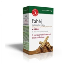 Interherb Napi 1 Fahéj extraktum 200mg + Króm kapszula - 30db