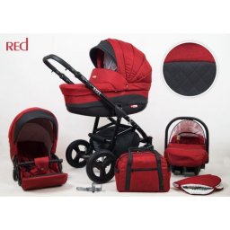 Axel multifunkciós babakocsi Red