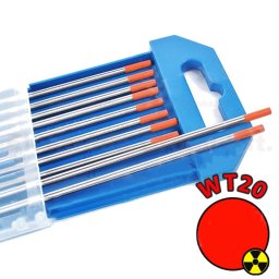 Wolfram elektróda piros WT-20 - Ø 4,0 x 175 mm - 10 db