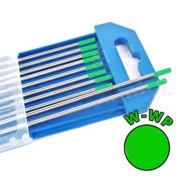 Wolfram elektróda W zöld - Ø 2,4 x 175 mm - 10 db