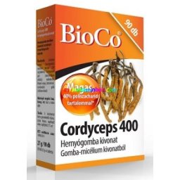 Cordyceps 400 mg 90 db tabletta, Hernyógomba micélium kivonat - Bioco