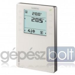 Siemens QMX3.P34 KNX helyiség kezelő hőmérséklet érzékelővel, érintőgombokkal, háttérvilágított kijelzővel