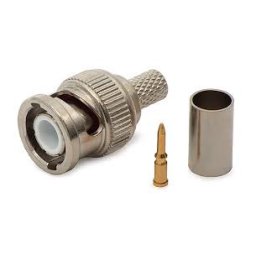 BNC dugó RG-58 kábelhez crimp.