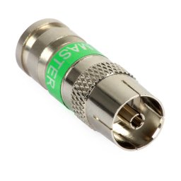 kompresszíós IEC koax hüvely / csatlakozó RG-6
