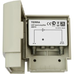 Terra AB010 UHF árbocerősítő, nagyon kicsi 0.8dB zaj, max. 15dB