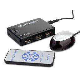 HDMI switch távirányitós 5be 1ki buborék csomagolásban