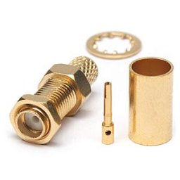 SMA aljzat Tri-Lan 240/H-155 kábelre crimp 6Ghz-ig