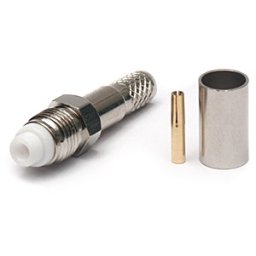 FME aljzat Tri-Lan 240/H-155 kábelre crimp 6Ghz-ig