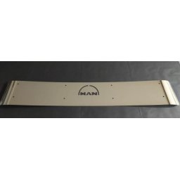 MAN inox napellenző TGX / TGA XL, MAN logóval