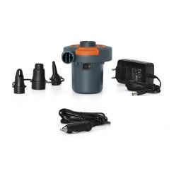Bestway elektromos pumpa AC 230V és DC 12V 30W autós szivargyújtós 62142
