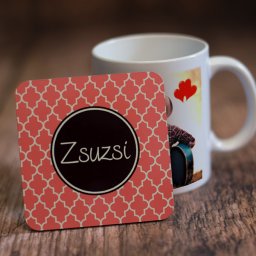 Egyedi poháralátét keresztnévvel