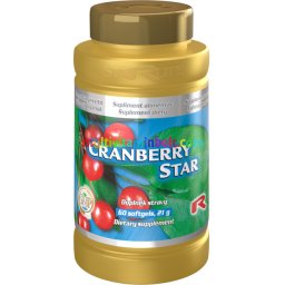 Cranberry Star 60 db, Tőzegáfonyával és C-vitaminnal - StarLife