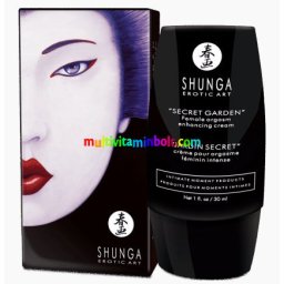 Secret Garden 30 ml krém, Klitorisz krém Hölgyeknek, orgazmus segítő, vágyfokozó hatású - Shunga
