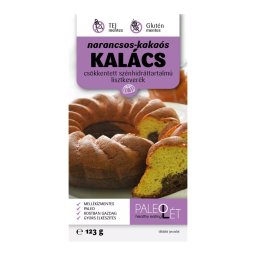 Paleolét Narancsos-kakaós foszlós kalács 123 g