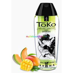 Toko Aroma Lubricant 165 ml, Melon mango, mangó-dinnye ízű, ehető, vízbázisú síkosító - Shunga