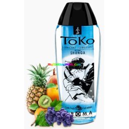 Toko Exotic Fruits Lubricant 165 ml, egzotikus gyümölcs ízű ehető, vízbázisú síkosító - Shunga