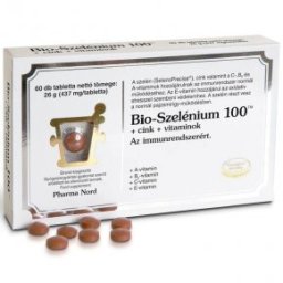 Pharma Nord Bio Szelénium 100 + Cink + vitaminok tabletta - 60db
