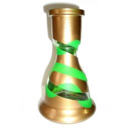 Víztartály - 22 cm - Króm Arany Hullám