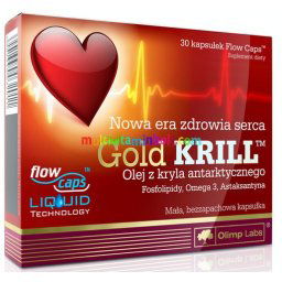 Gold Krill rákolaj 30 db kapszula, Antarktiszi krill, szabadalommal védett - Olimp Labs