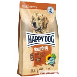 Happy Dog Natur-Croq Rind & Reis (marha és rizs) 15kg kutyatáp