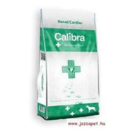 CALIBRA VET Renal / Cardiac - vese/szív diétás kutyatáp/gyógytáp 12kg + AJÁNDÉK Calibra VD Dog Snack Hypoallergenic 120g