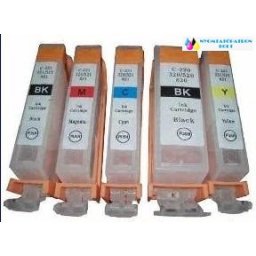 Canon CLI-521C + új chip cyán utángyártott tintapatron