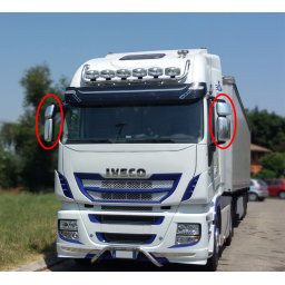Iveco Stralis inox tükör borítás szett