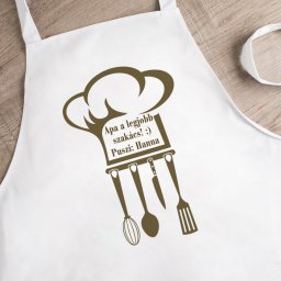 Egyedi feliratos kötény