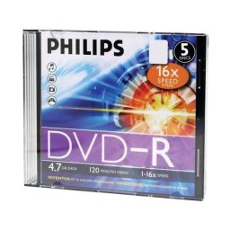 DVD lemez Philips 4.7GB -R Slim