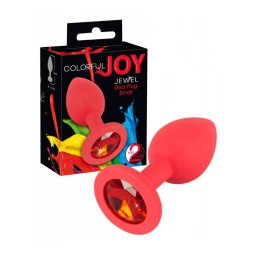 Colorful Joy - Kicsi Anál Dildó, Piros