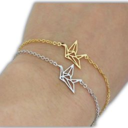 Madárkás origami karkötő