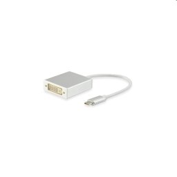 Átalakító USB Type-C -ről DVI-I Dual-link -re apa/anya PN: EQUIP-133453