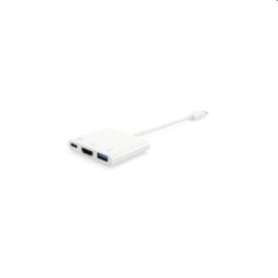 Átalakító USB Type-C - HDMI USB-A USB Type-C apa/anya PN: EQUIP-133461