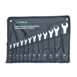 Z-TOOLS csillag-villás kulcskészlet elliptikus 12 részes 6-22mm