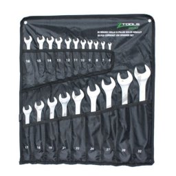 Z-TOOLS csillag-villás kulcskészlet elliptikus 20 részes 6-32mm