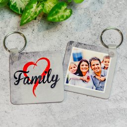 Fényképes kulcstartó - Family