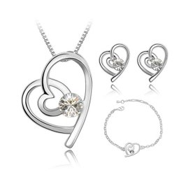 SZÍV A SZÍVBEN KRISTÁLYOS SZETT - crystal