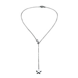 Infinity és csillag díszes nemesacél nyaklánc