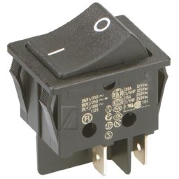 Billenőkapcsoló 2 pólusú univerzális 16A/250V 22X30 ew00545