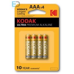 KODAK ULTRA PREMIUM K3A-4 AAA LR03 B4