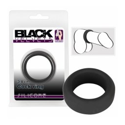 Black Velvet - Péniszgyűrű 3,8cm Fekete