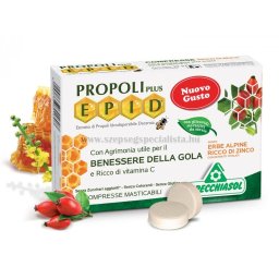 Specchiasol EPID Propolisz szopogatós tabletta Alpesi növényekkel, cinkkel.
