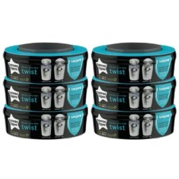 Tommee Tippee Twist and Click és Sangenic TEC pelenkacsomagoló utántöltő 6db