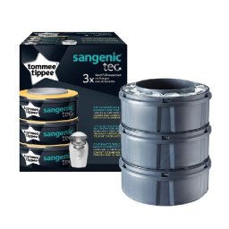 Tommee Tippee Twist and Click és Sangenic Tec pelenkatároló utántöltő kazetta citrus 3db