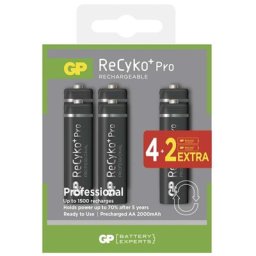 GP ReCyko+ Pro Professional AKKUMULÁTOR HR6 (AA) 4+2PB