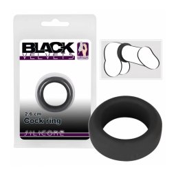 Black Velvet - Péniszgyűrű 2,6cm Fekete
